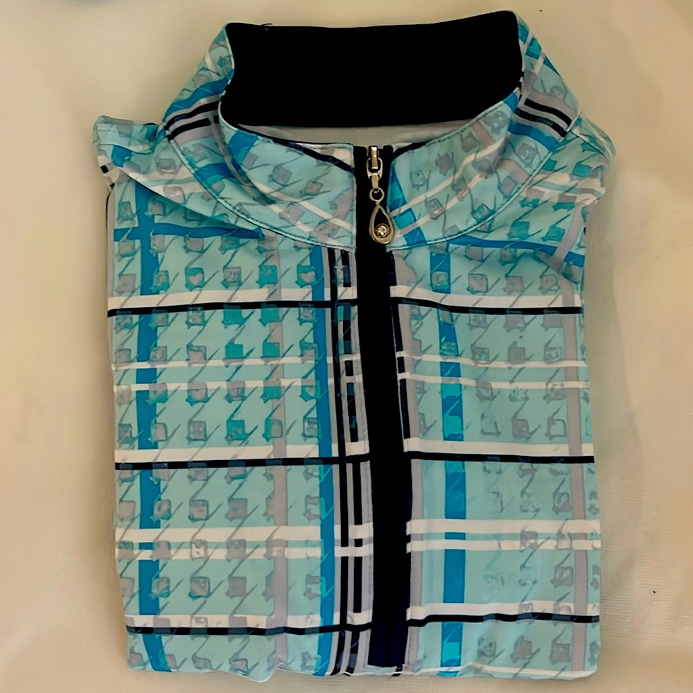 Ladies Golf San Soleil UV 50+ long sleeve ladies size small